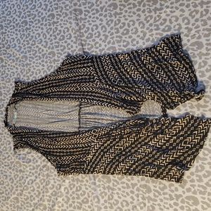 Maurices waterfall front vest